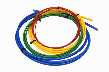 "Bending wire in plastic, 4m, 4pcs 1/4"",3/8"", 1/2"", 5/8"""